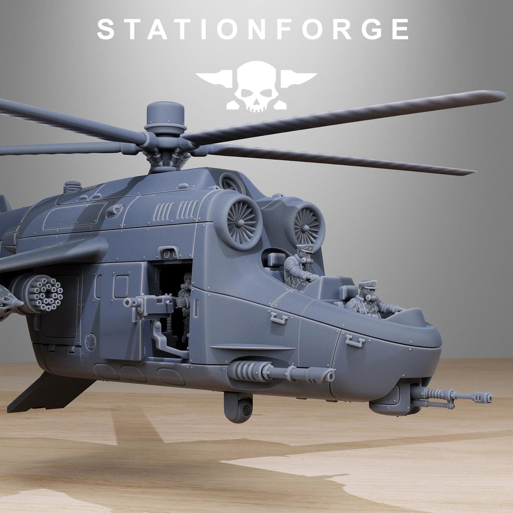 Grim Guard Helicopter -Solid Cock Pit