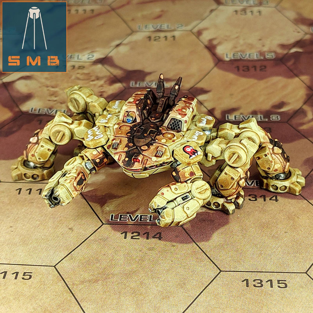 King Crab (Non Canon) | Sir Mortimer Bombito | American Mecha | Compatible with BT and other 6mm Tabletop Wargames