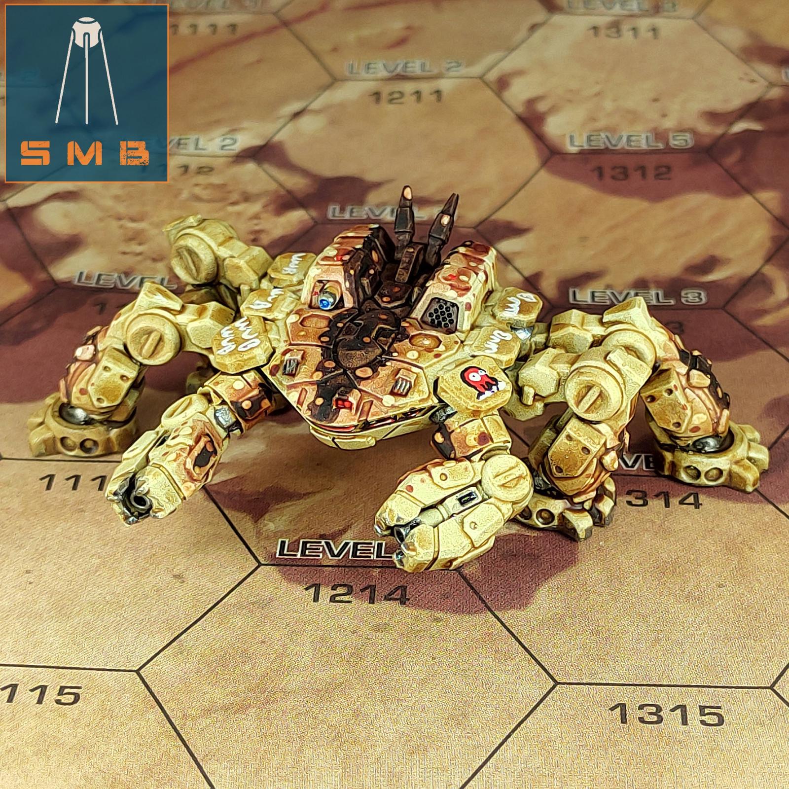 King Crab (Non Canon) | Sir Mortimer Bombito | American Mecha | Compatible with BT and other 6mm Tabletop Wargames