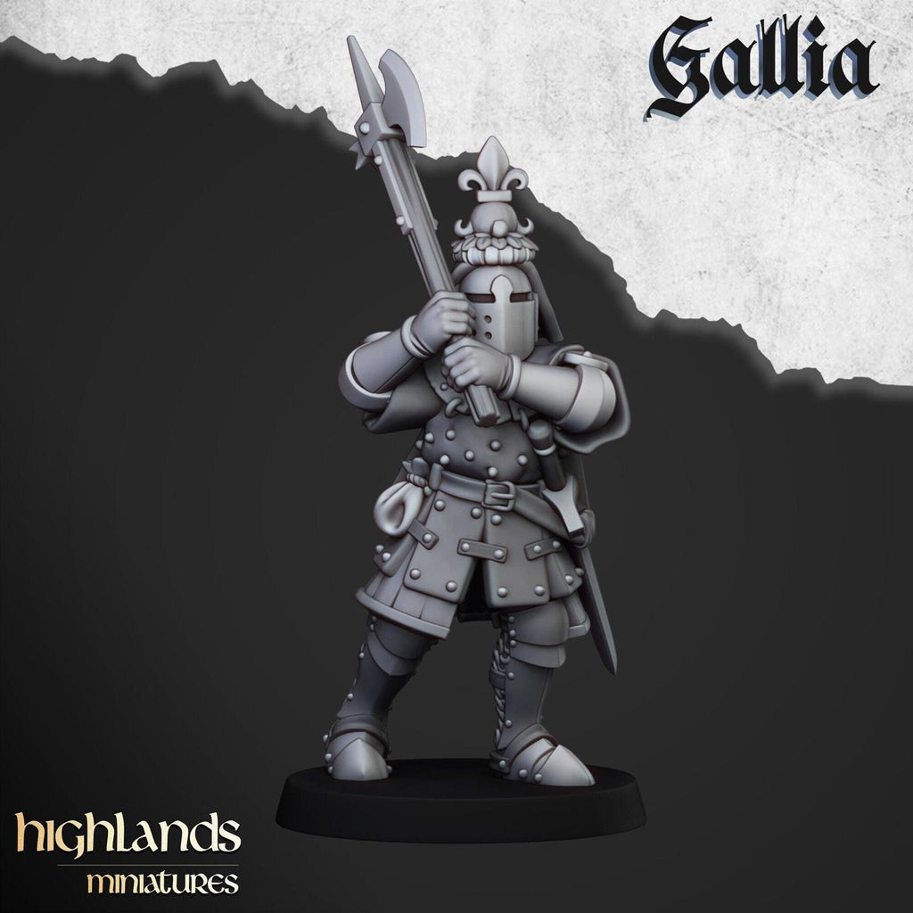 Knights Of Gallia On Foot | Highlands Miniatures