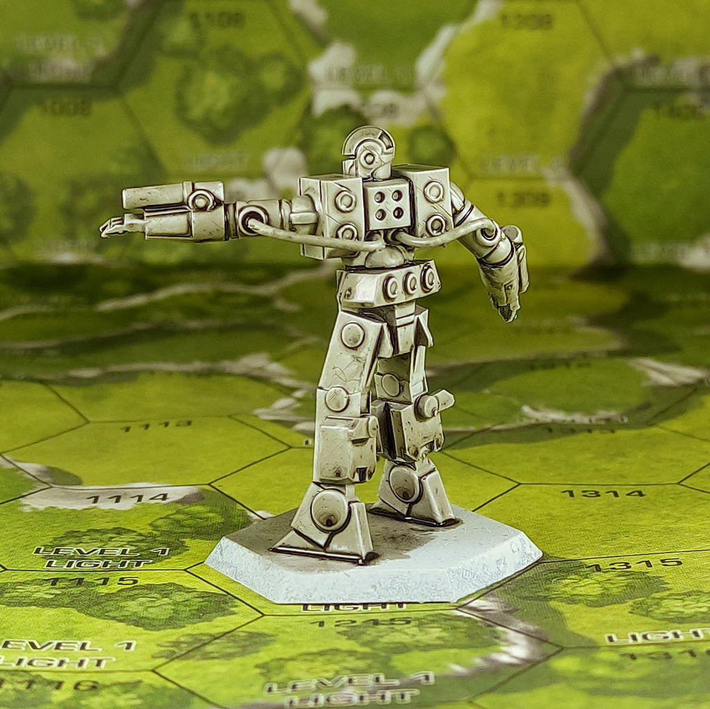 Quickdraw | Sir Mortimer Bombito | American Mecha | Compatible with BT and other 6mm Tabletop Wargames