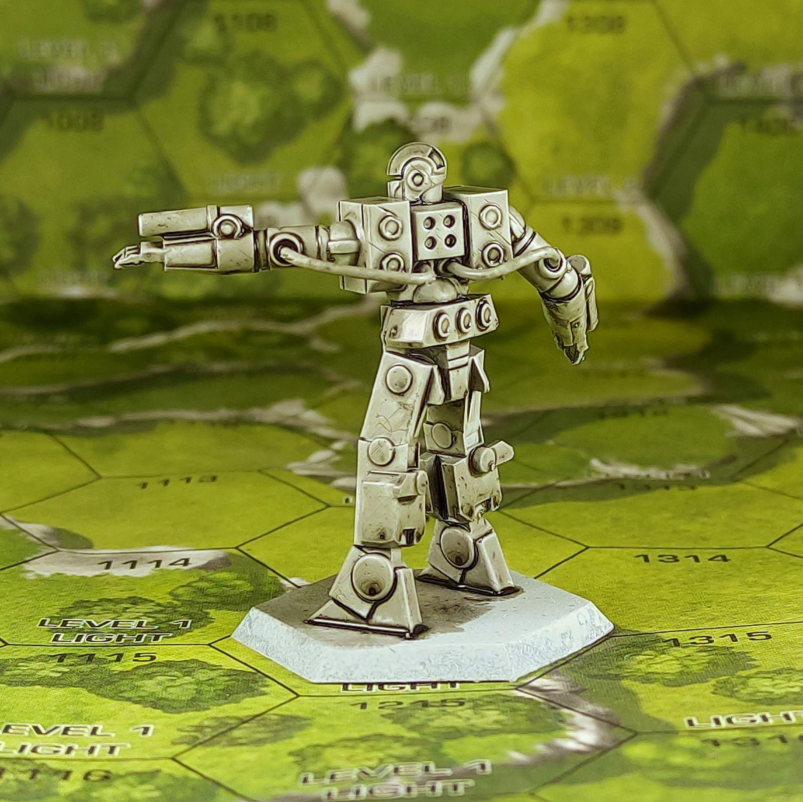 Quickdraw | Sir Mortimer Bombito | American Mecha | Compatible with BT and other 6mm Tabletop Wargames