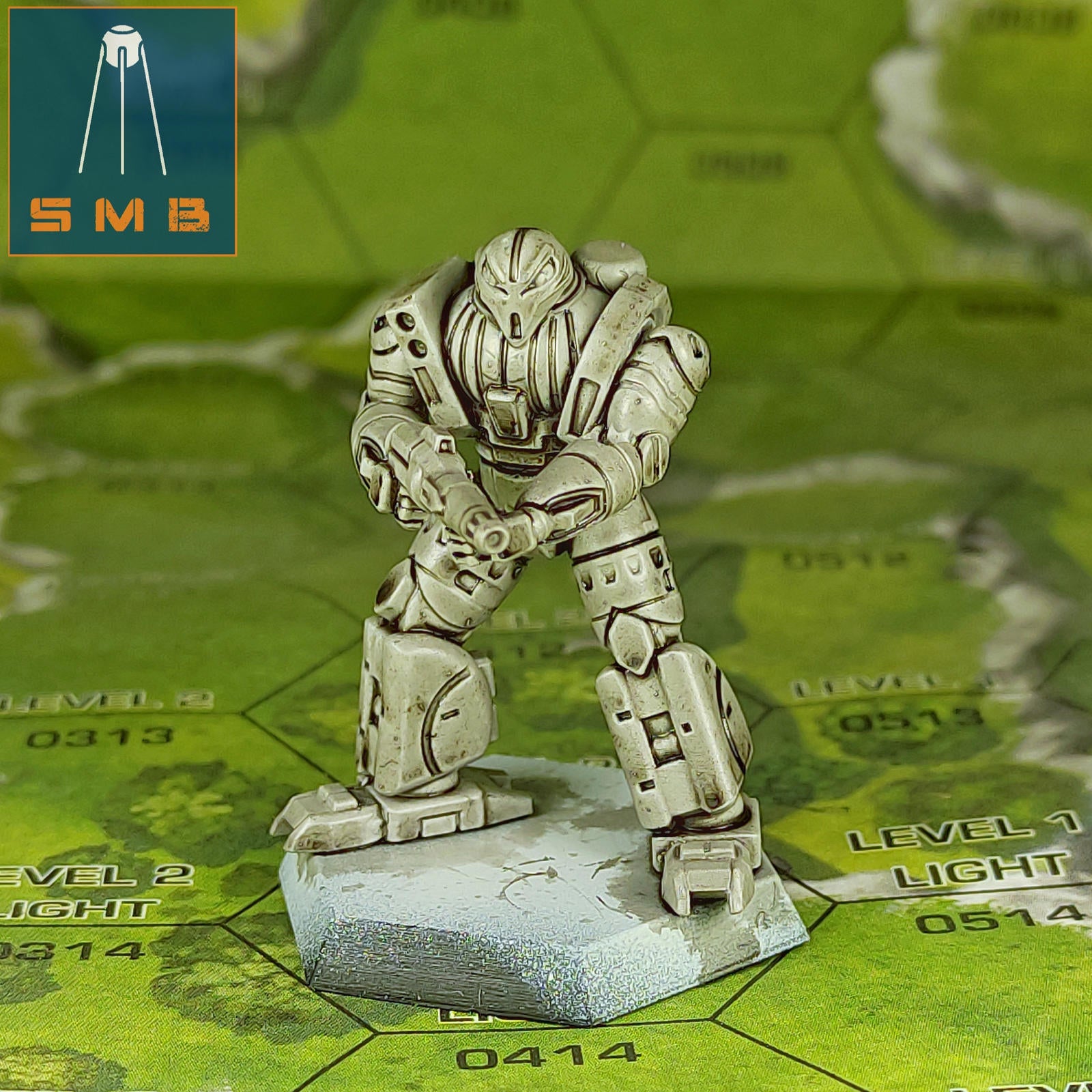 Parash | Sir Mortimer Bombito | American Mecha | Compatible with BT and other 6mm Tabletop Wargames