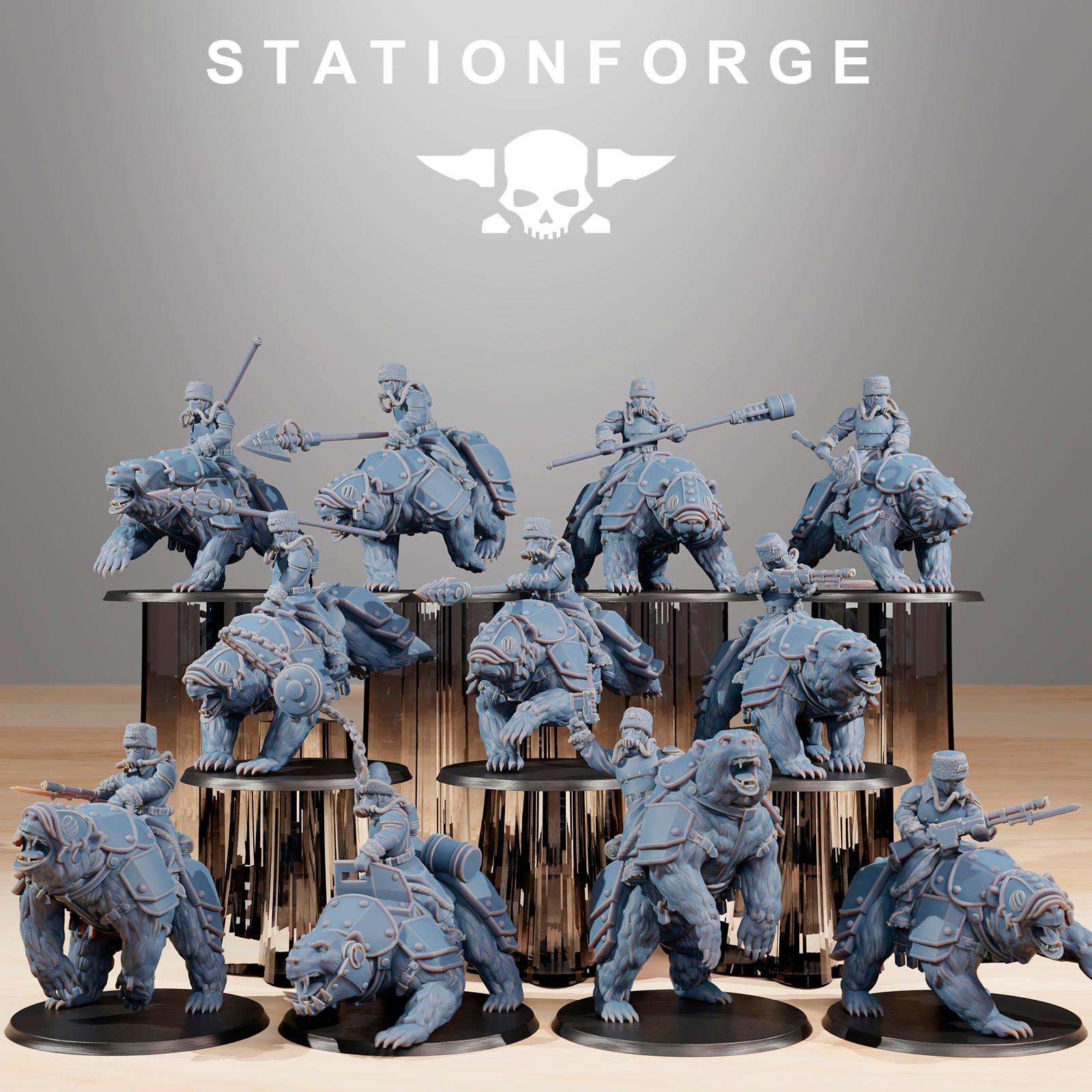 Grim Guard Bear Riders x 11
