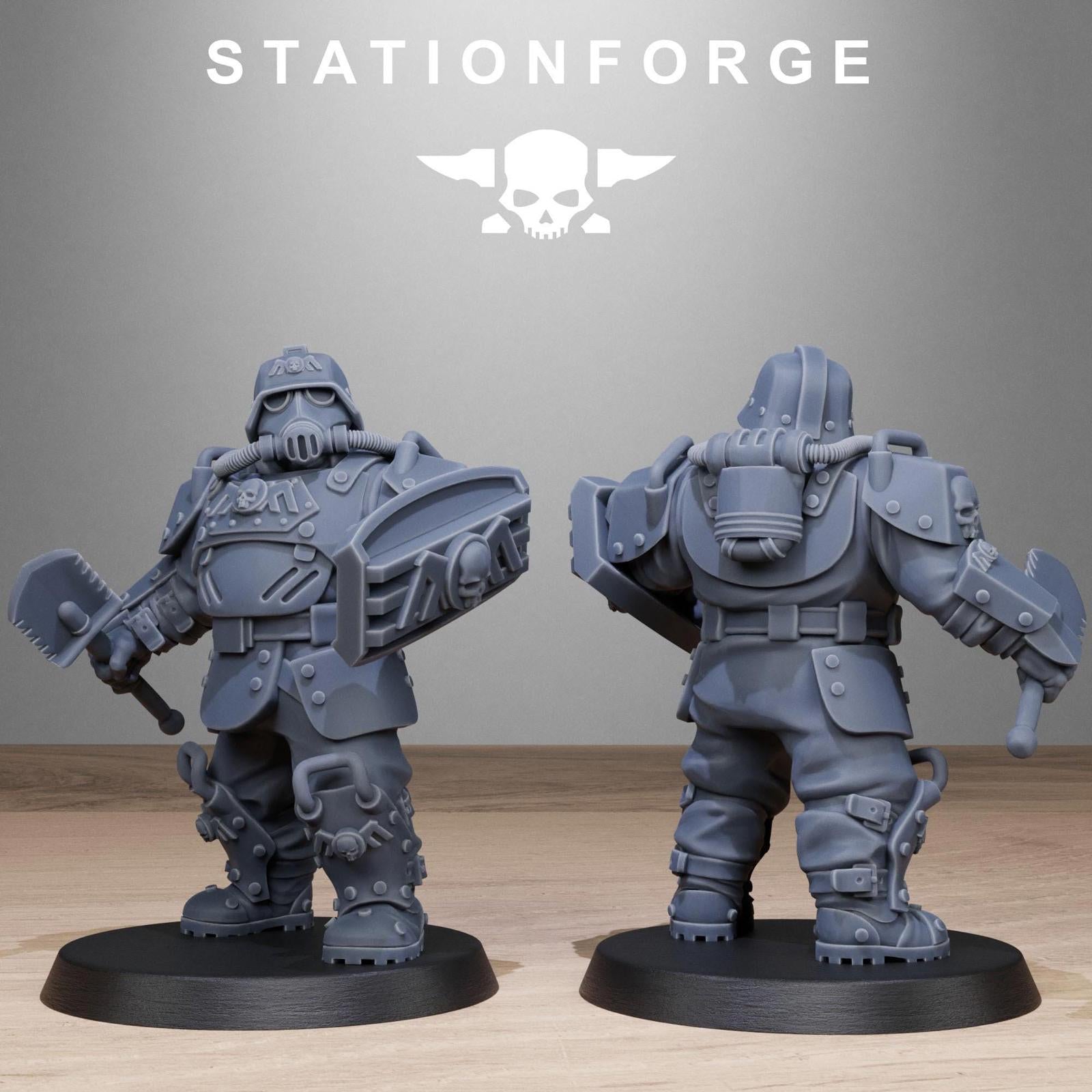 Grim Guard Armoured Mutants - set of 10