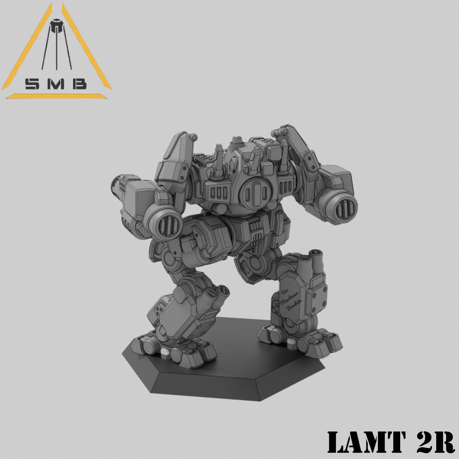 Lament LMT-2R | Sir Mortimer Bombito | American Mecha | Compatible with BT and other 6mm Tabletop Wargames