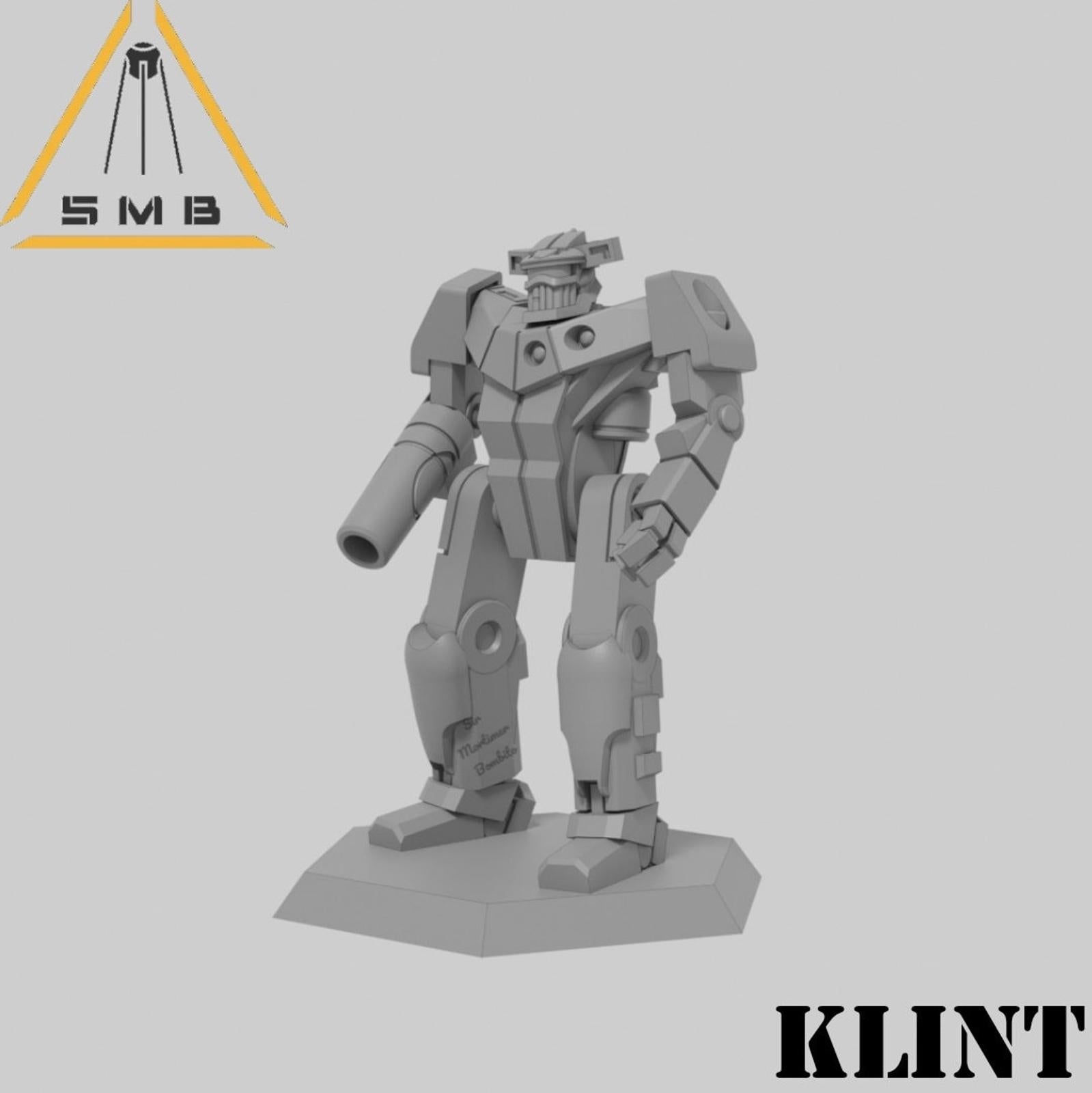 Clint | Sir Mortimer Bombito | American Mecha | Compatible with BT and other 6mm Tabletop Wargames