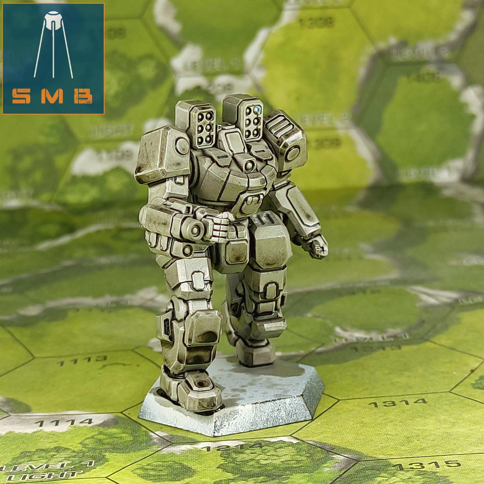 Wolverine WVR-7K | Sir Mortimer Bombito | American Mecha | Compatible with BT and other 6mm Tabletop Wargames