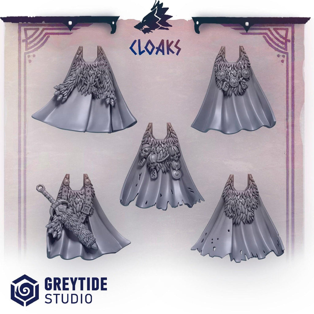 Primal Hounds Cloaks | Tabletop Miniature Wargaming Grim-Dark Sci-Fi  5e