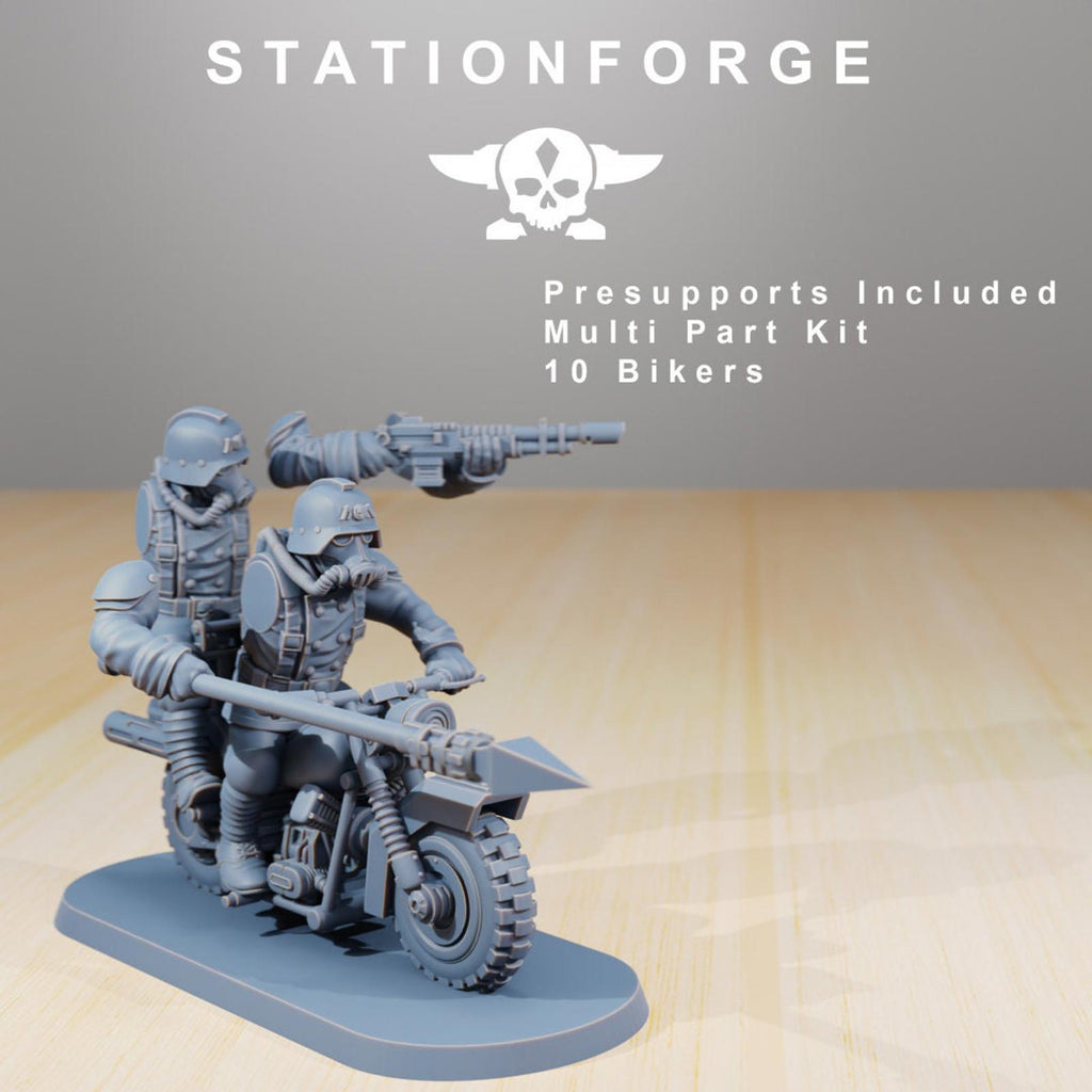 Grim Bikers - set of 10