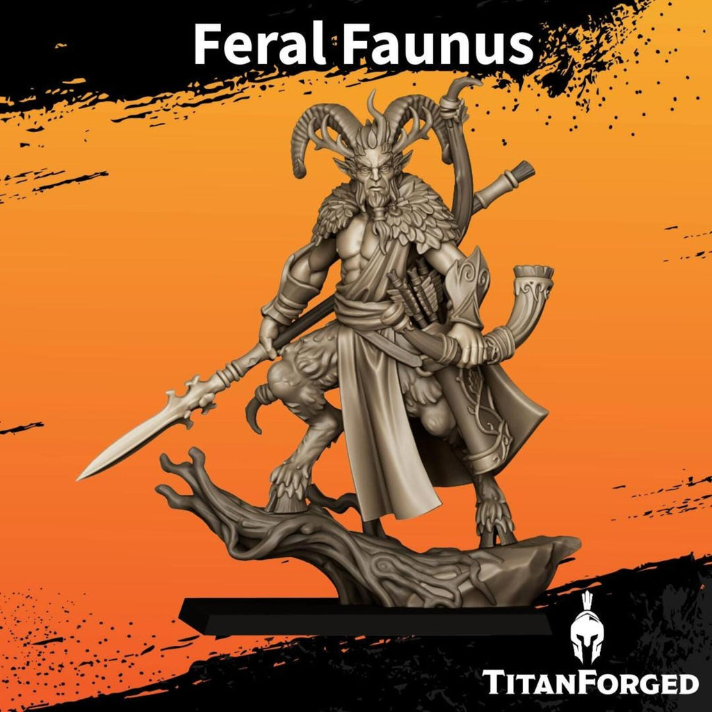 Feral Faunus king of the woods - Highlands Miniatures