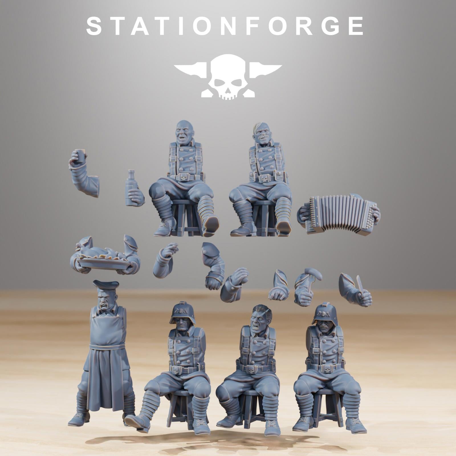 Grim Guard Comrades Diorama (6)