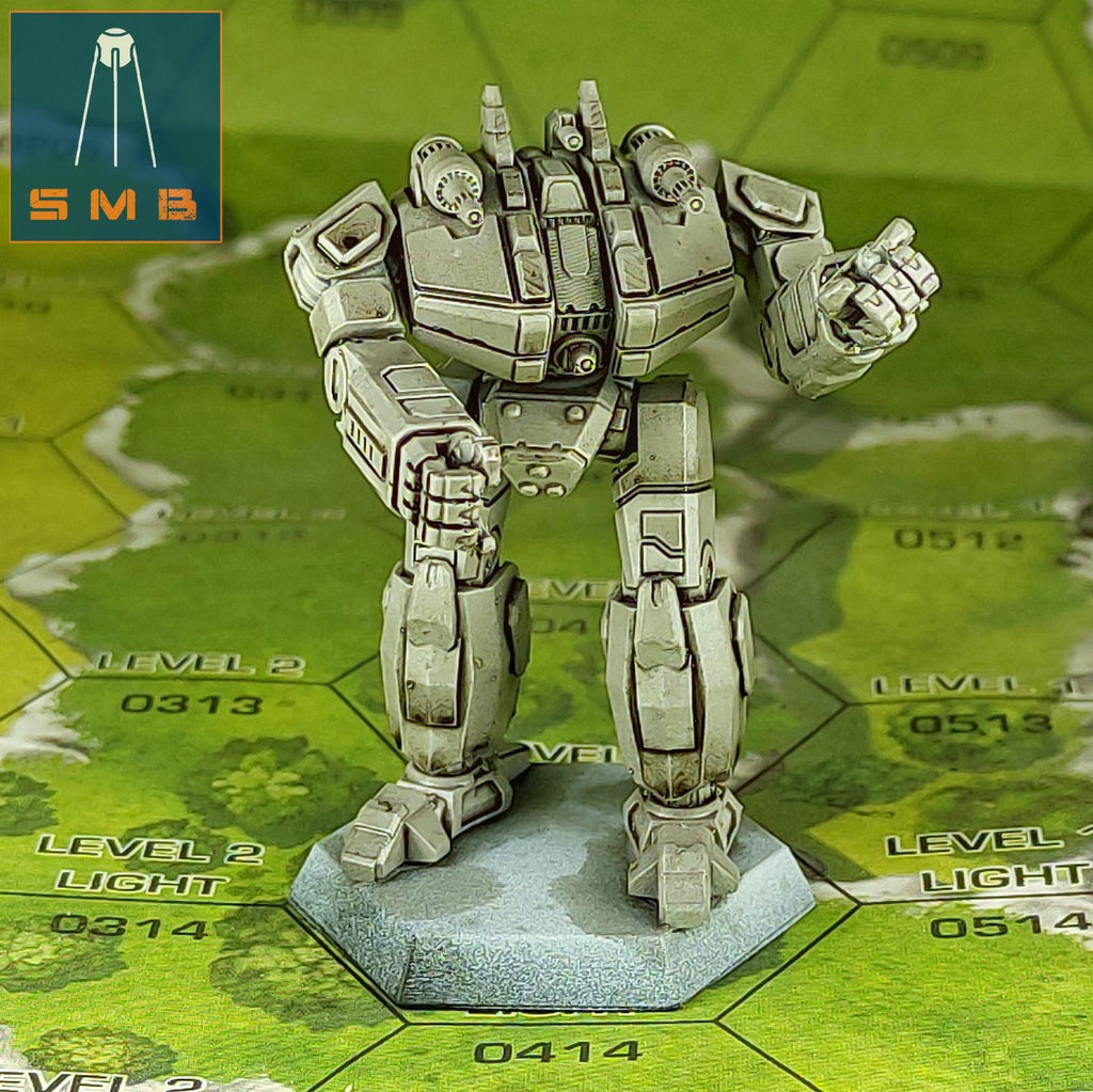 AnvilMQ - SirMortimerBombito Sculpt | American Mecha | Compatible with BT and other 6mm Tabletop Wargames