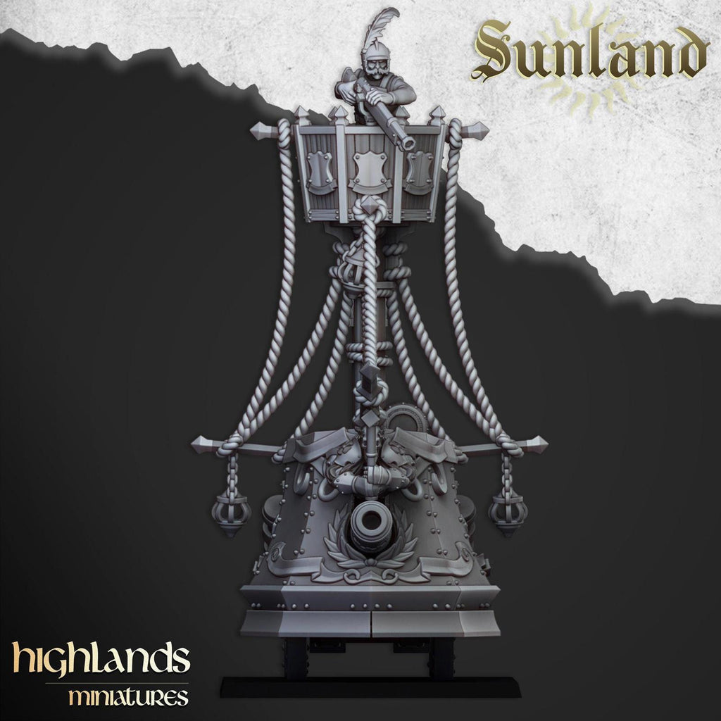 Sunland Ironclad Landship | Highlands Miniatures