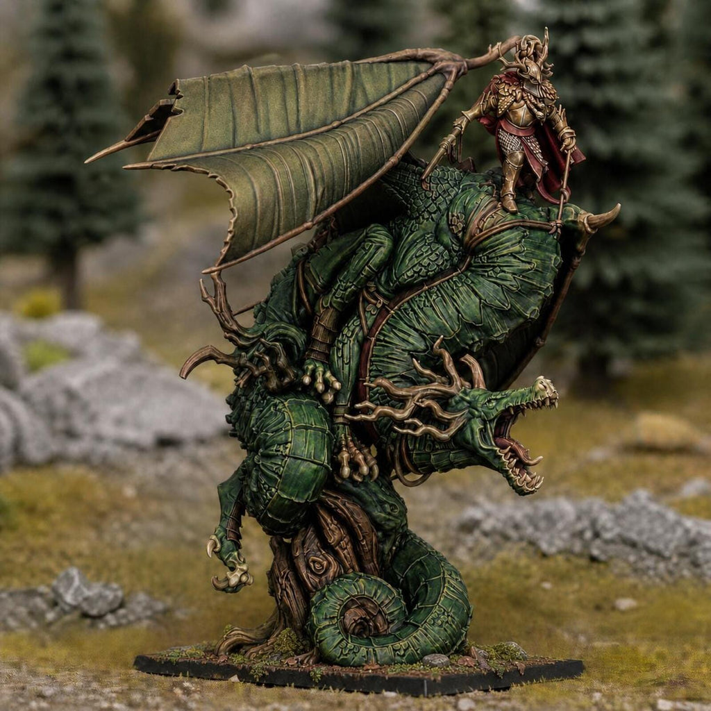 Feral Elf Prince on Forest Dragon