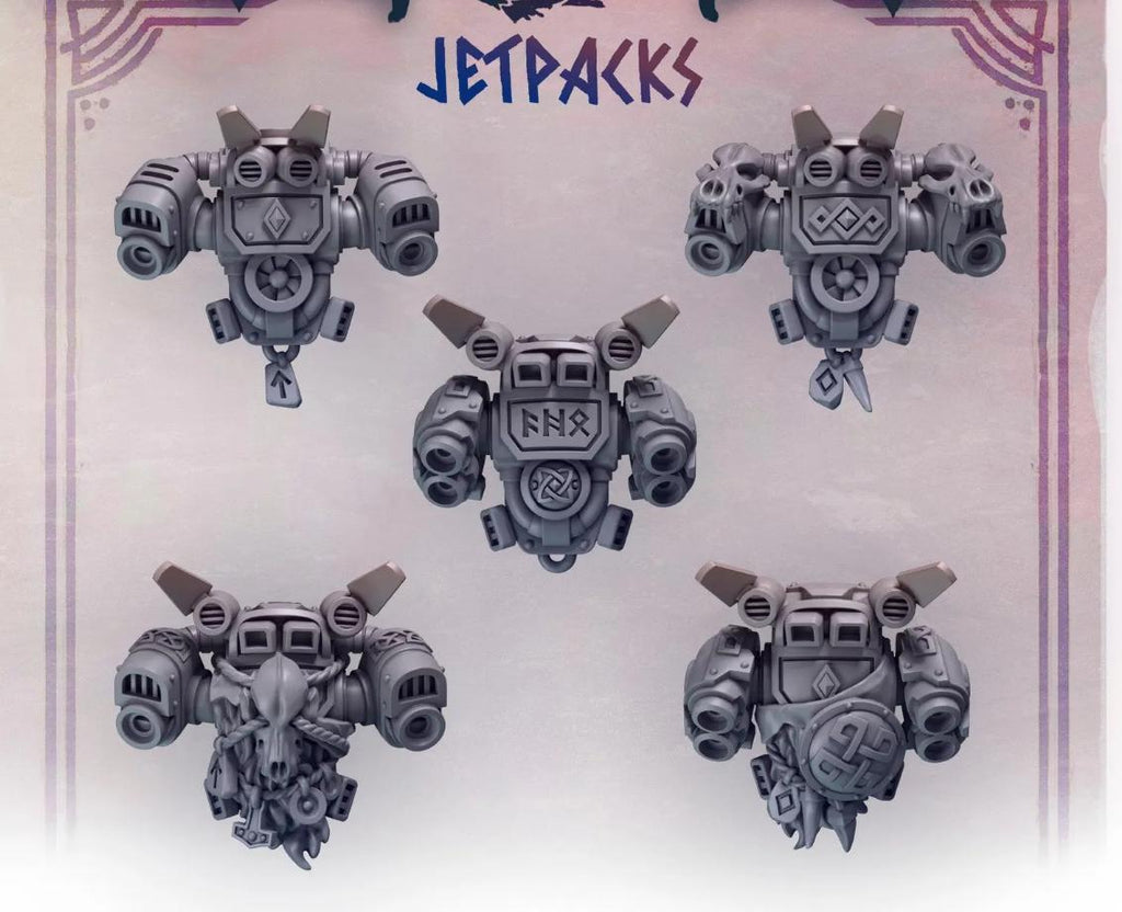 Primal Hounds Jetpacks | Tabletop Miniature Wargaming Grim-Dark Sci-Fi Proxy