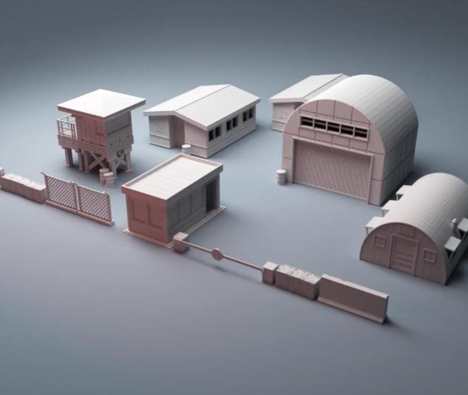 Urban Military Compound – Modern City Building for MCP – Corvus Games Terrain