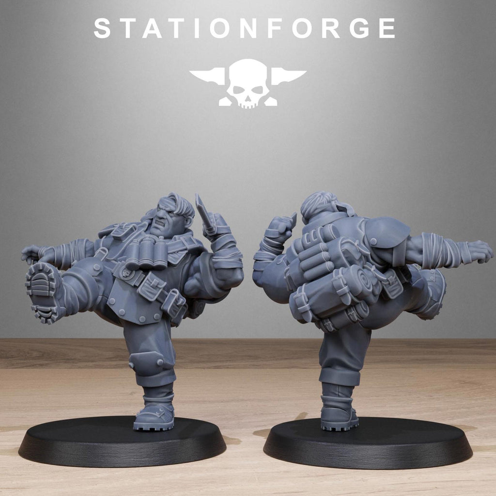 Grim Guard Jungle Fighter Mutants - set of 10