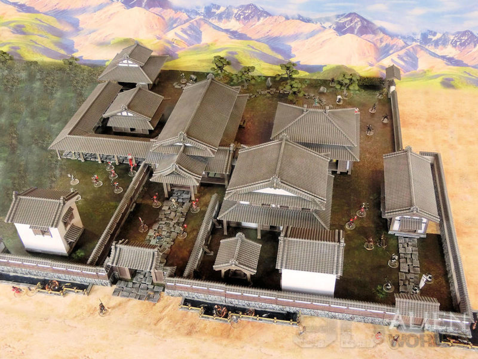 Samurai Lords House 28mm 3D printed Gaming terrain - 3D Alien Worlds