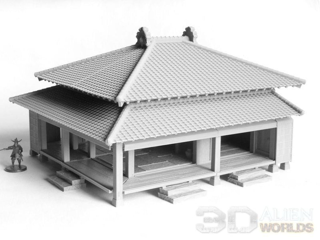 Samurai Lords House 28mm 3D printed Gaming terrain - 3D Alien Worlds