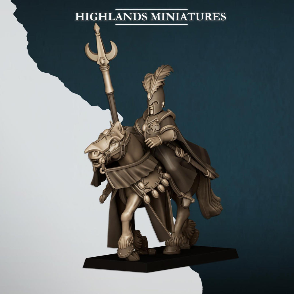 Mounted Aegean Elf Mage - Highlands Miniatures