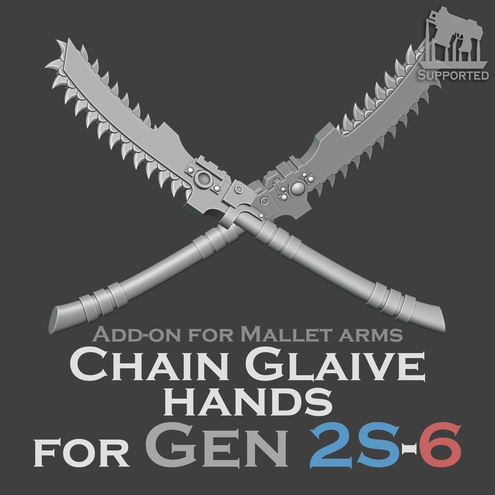Gen 2/6 - Chain Glaive Arms add on