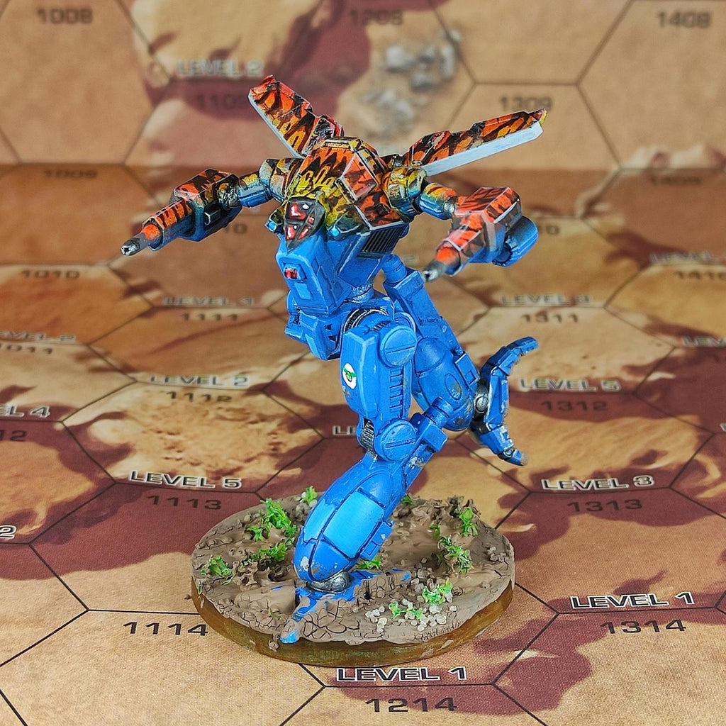 Jade Phoenix | Sir Mortimer Bombito | American Mecha | Compatible with BT and other 6mm Tabletop Wargames