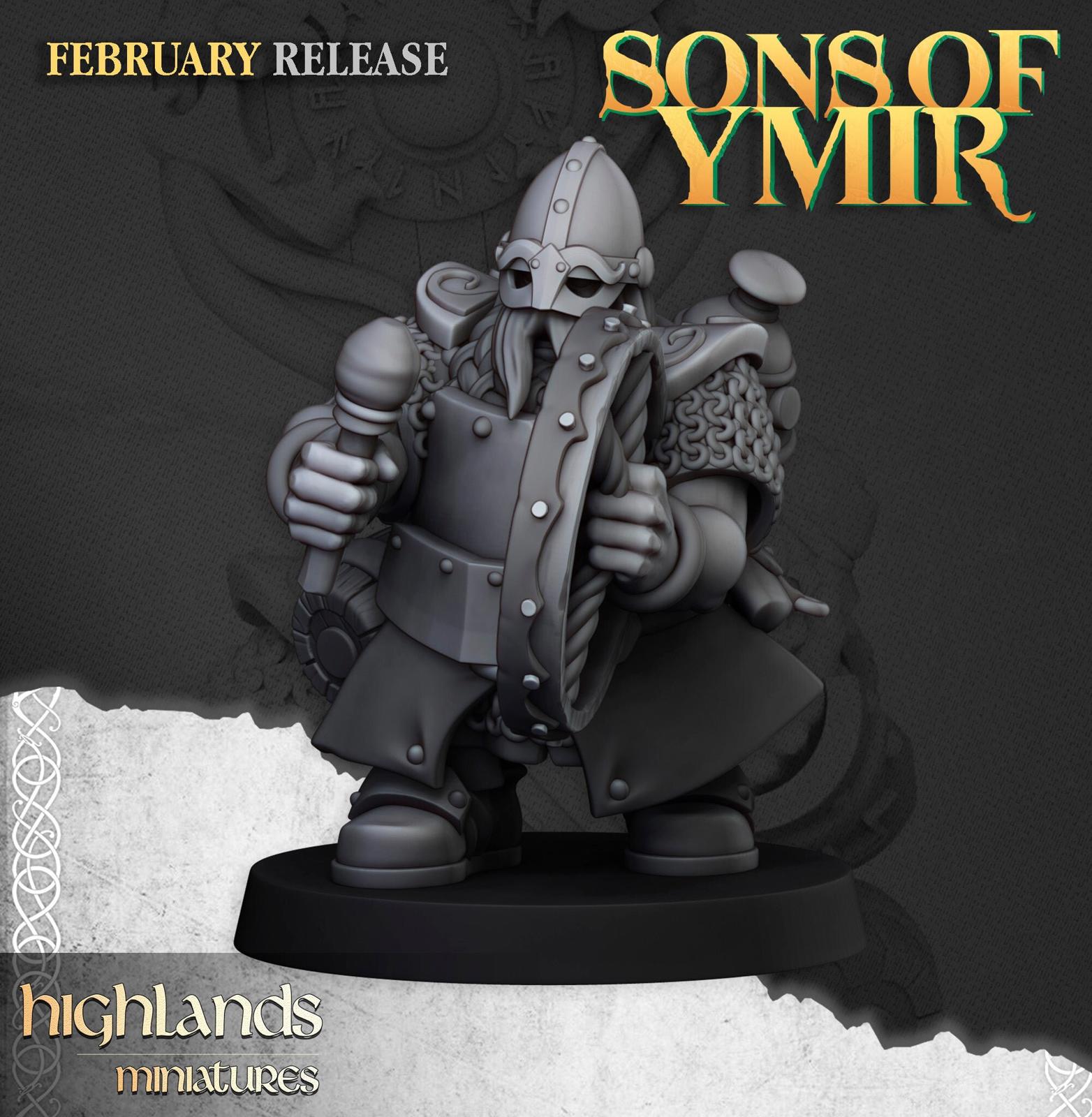 Dwarf Firespitters Dwarfs - Highlands Miniatures