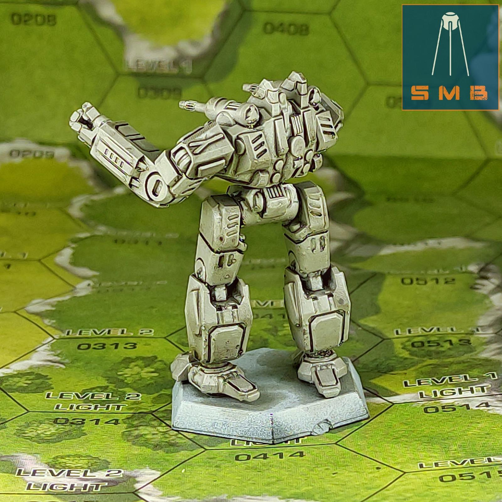 AnvilMQ - SirMortimerBombito Sculpt | American Mecha | Compatible with BT and other 6mm Tabletop Wargames