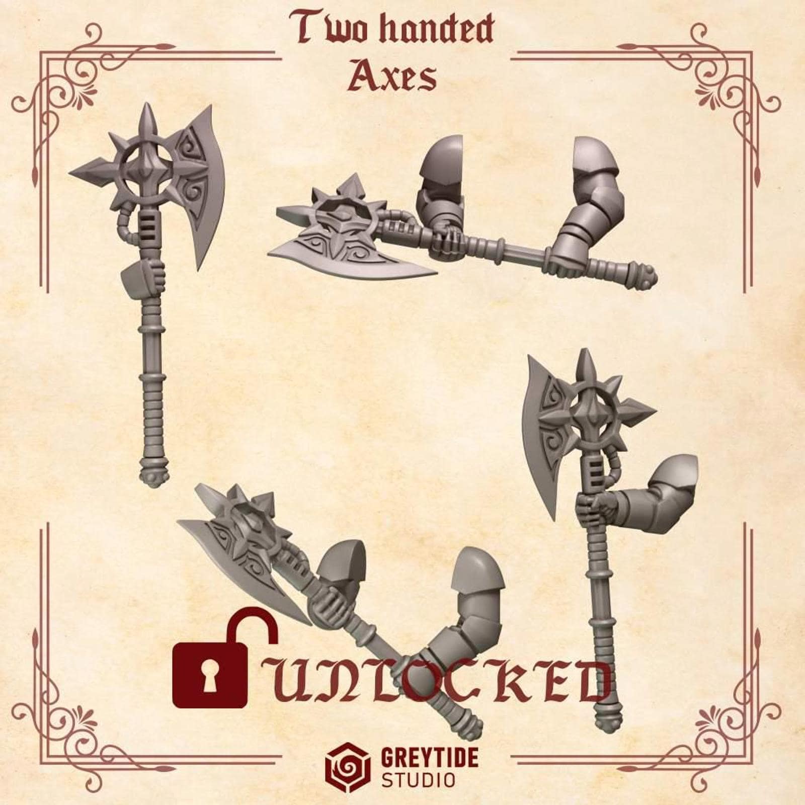 Crimson Lords 2-Hand Axes
