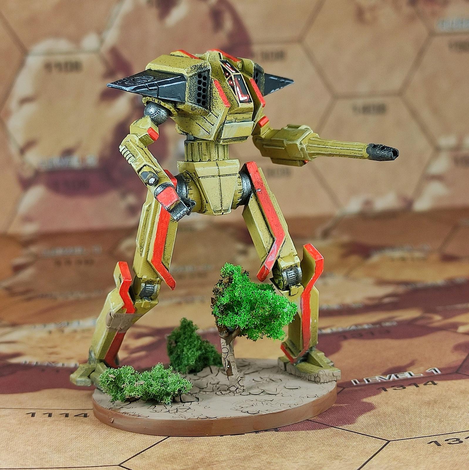 Ymir | Sir Mortimer Bombito | American Mecha | Compatible with BT and other 6mm Tabletop Wargames
