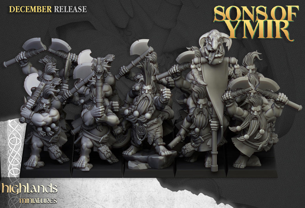 Death Seekers Dwarfs - Highlands Miniatures