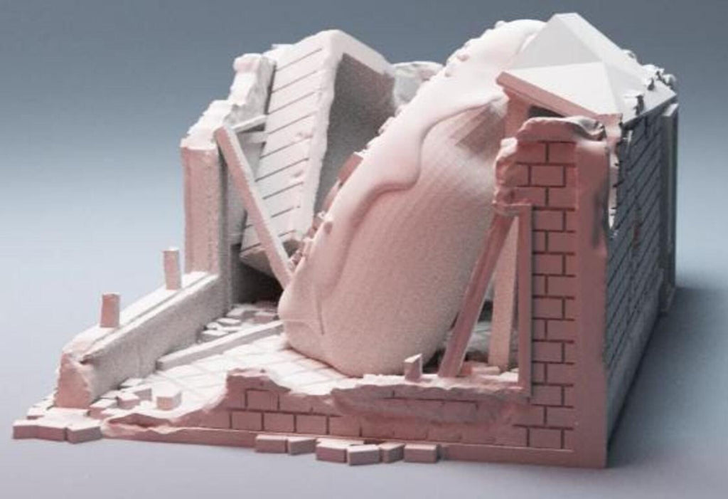 Urban Ruined Donut Shop for MCP – Corvus Games Terrain