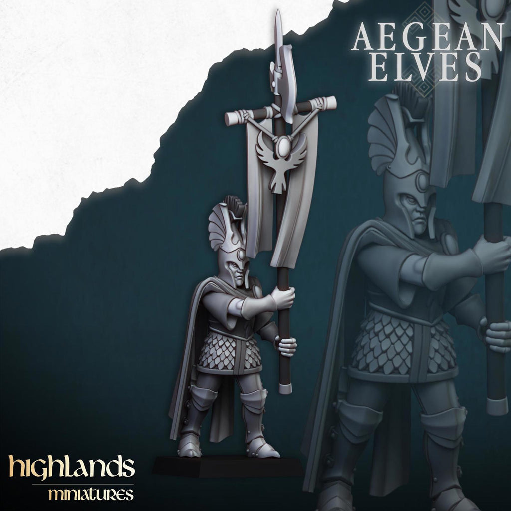 Aegean Elves Mycenean Guard - Highlands miniatures