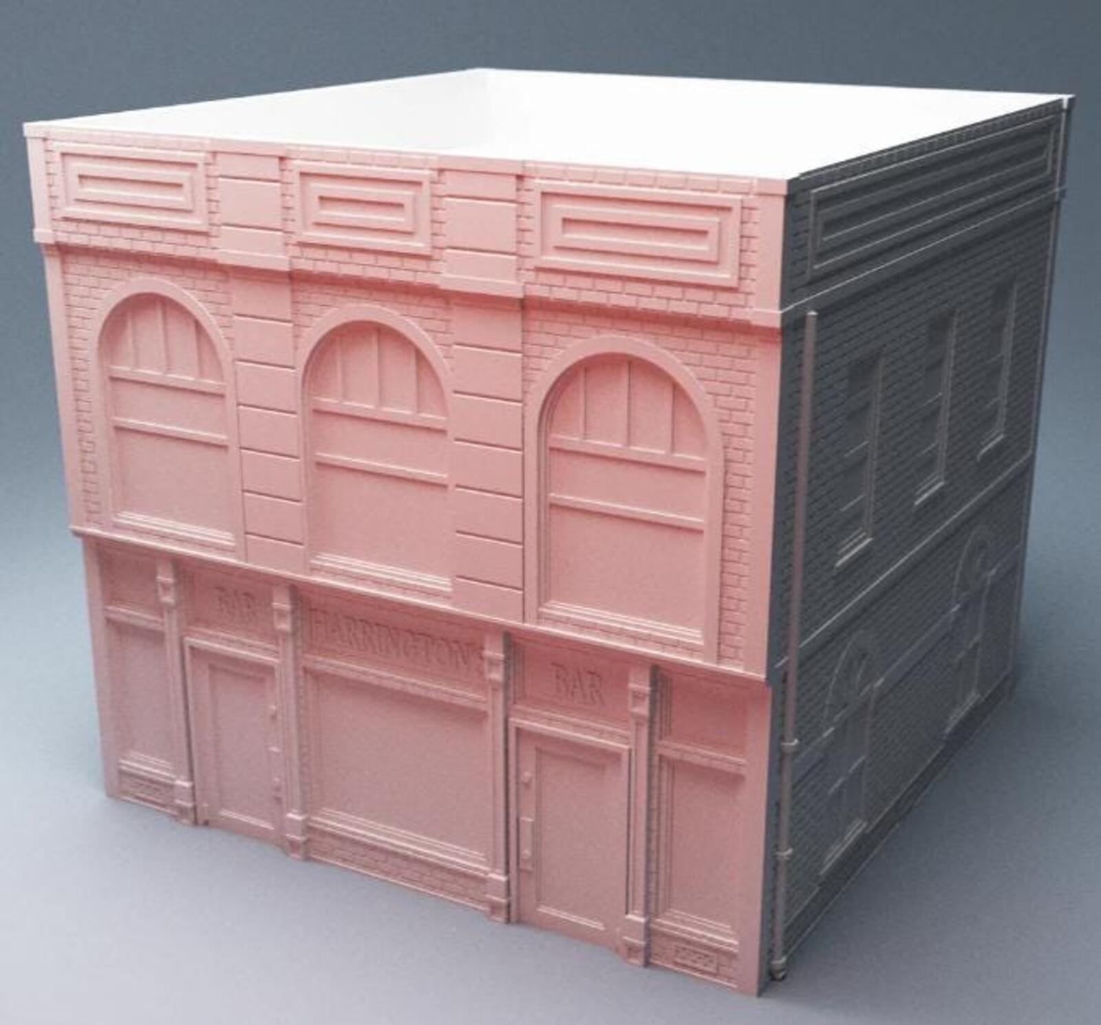 Urban Harringtons Bar Building – Modern City Building for MCP – Corvus Games Terrain