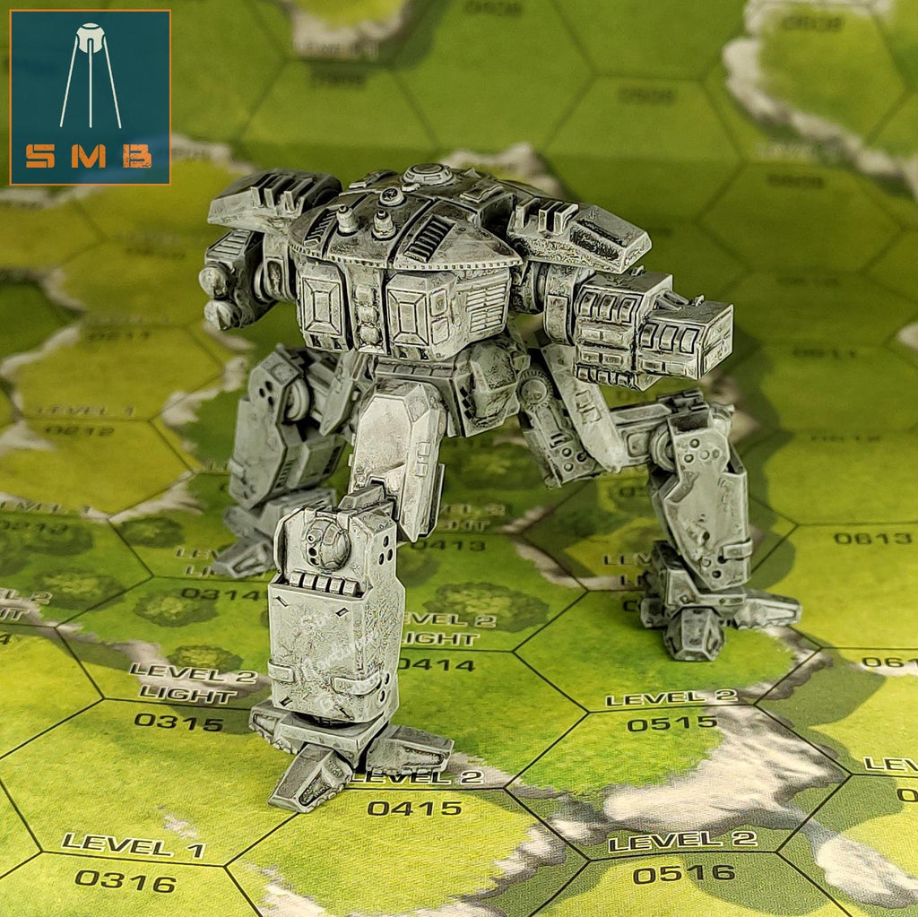 Ares Superheavy Mecha - Multiple Variants | Sir Mortimer Bombito | American Mecha | Compatible with BT and other 6mm Tabletop Wargames