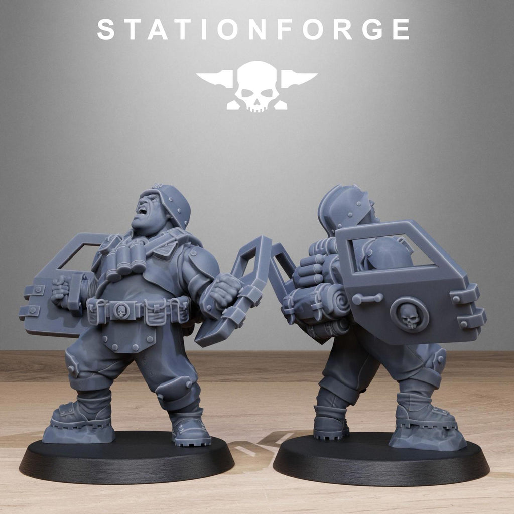 Grim Guard Jungle Fighter Mutants - set of 10