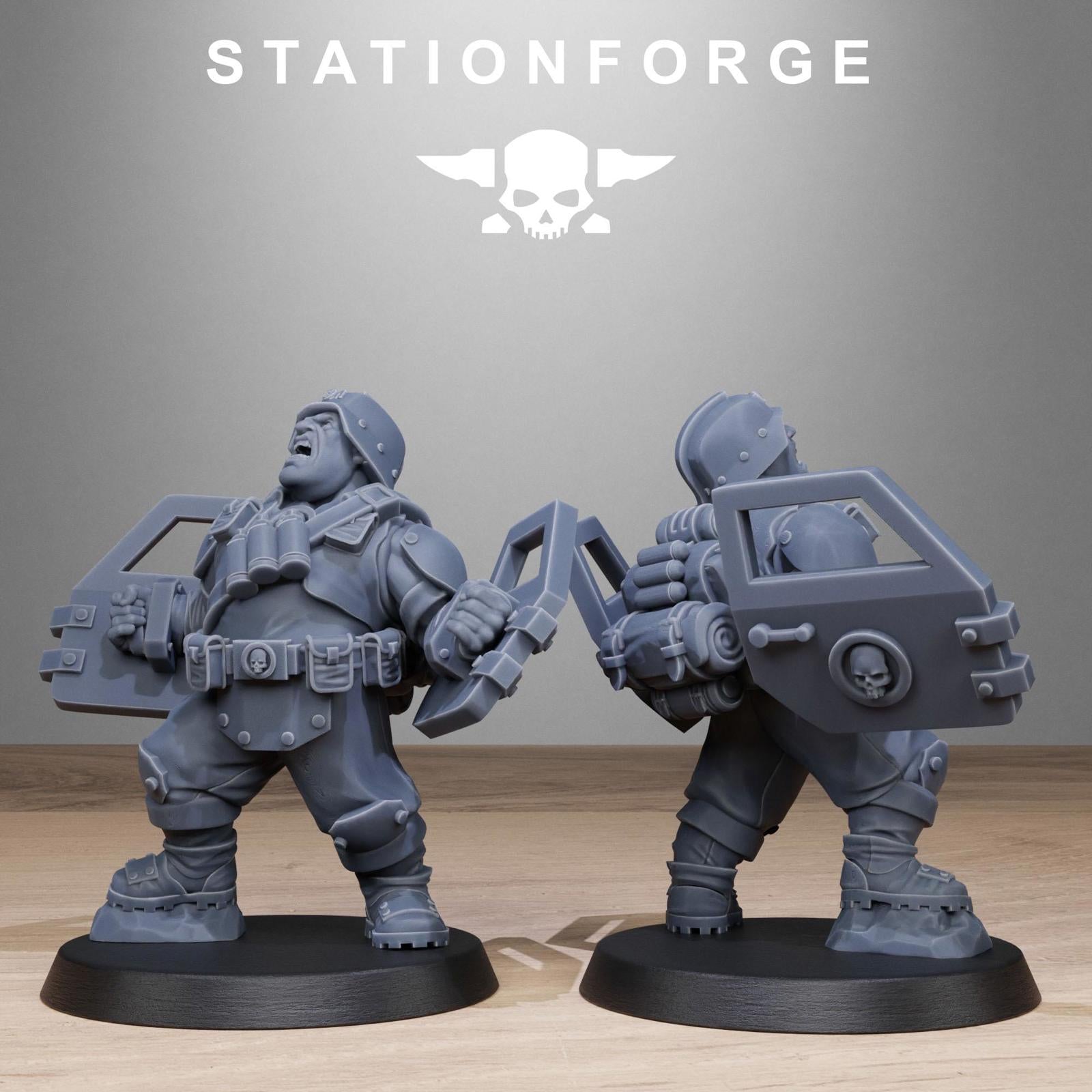 Grim Guard Jungle Fighter Mutants - set of 10