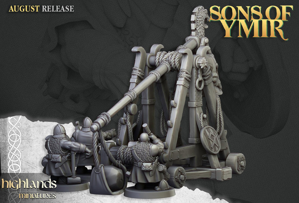 Dwarf Catapult - Highlands Miniatures