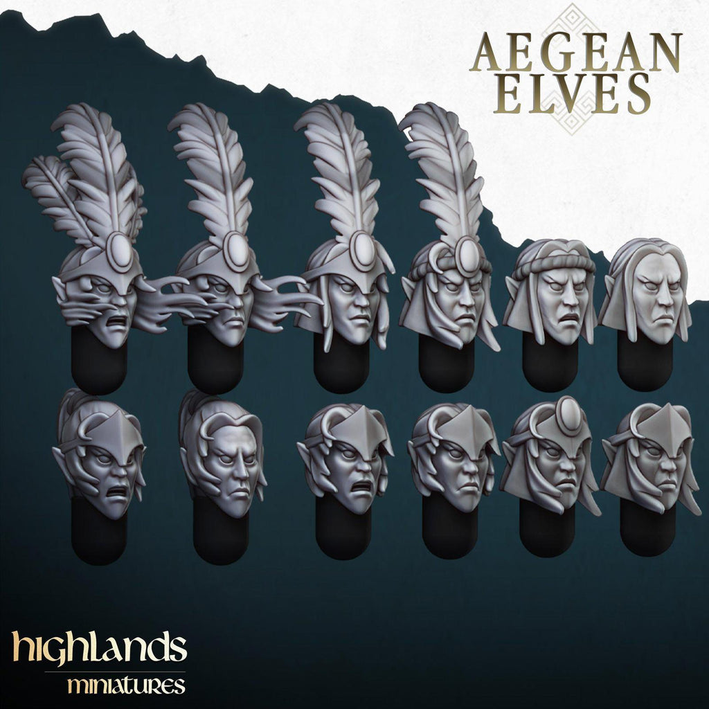 Aegean Elf Archers - Highlands miniatures