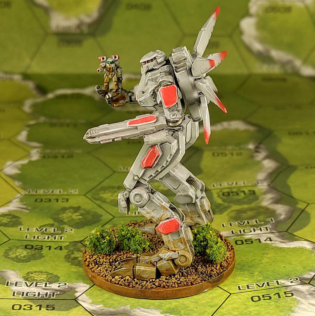 Shrike (XTRO Project Zhukov) | Sir Mortimer Bombito | American Mecha | Compatible with BT and other 6mm Tabletop Wargames