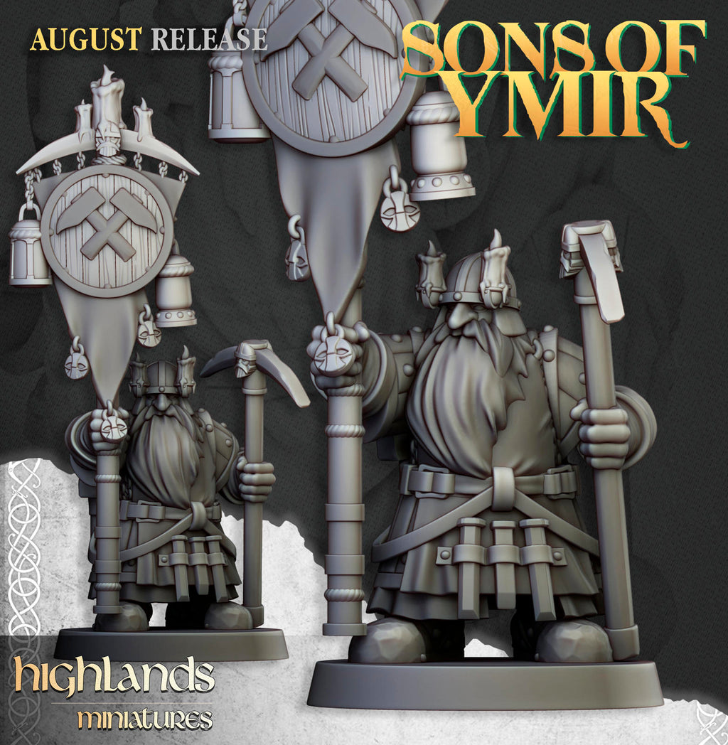 Dwarf Miners - Highlands Miniatures