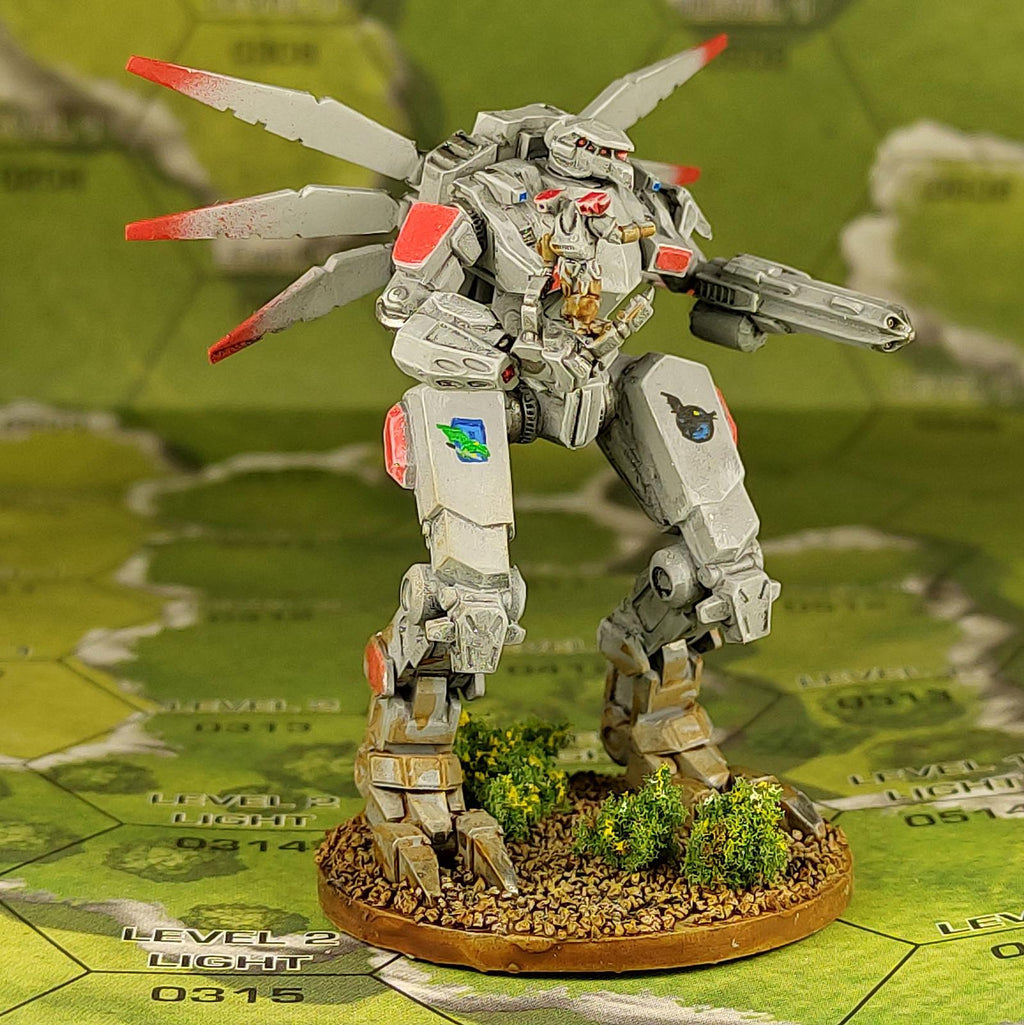 Shrike (XTRO Project Zhukov) | Sir Mortimer Bombito | American Mecha | Compatible with BT and other 6mm Tabletop Wargames