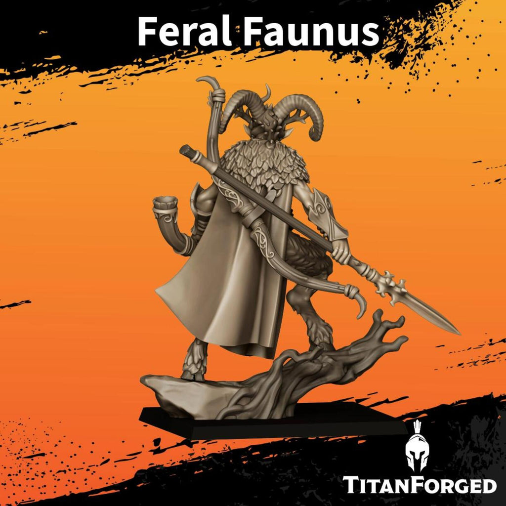 Feral Faunus king of the woods - Highlands Miniatures