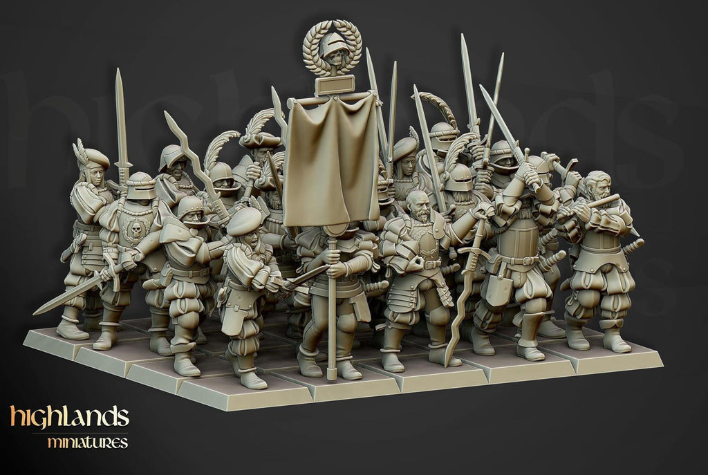 Highlands miniatures Landsknechts of Soltau (Old Greatswords)