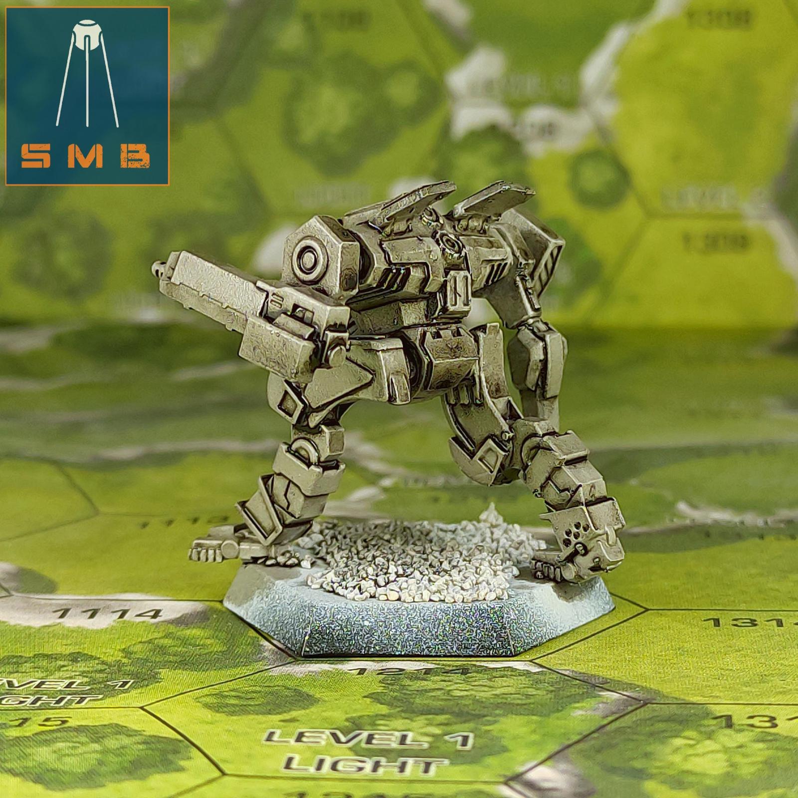 Wulfen Prime | Sir Mortimer Bombito | American Mecha | Compatible with BT and other 6mm Tabletop Wargames