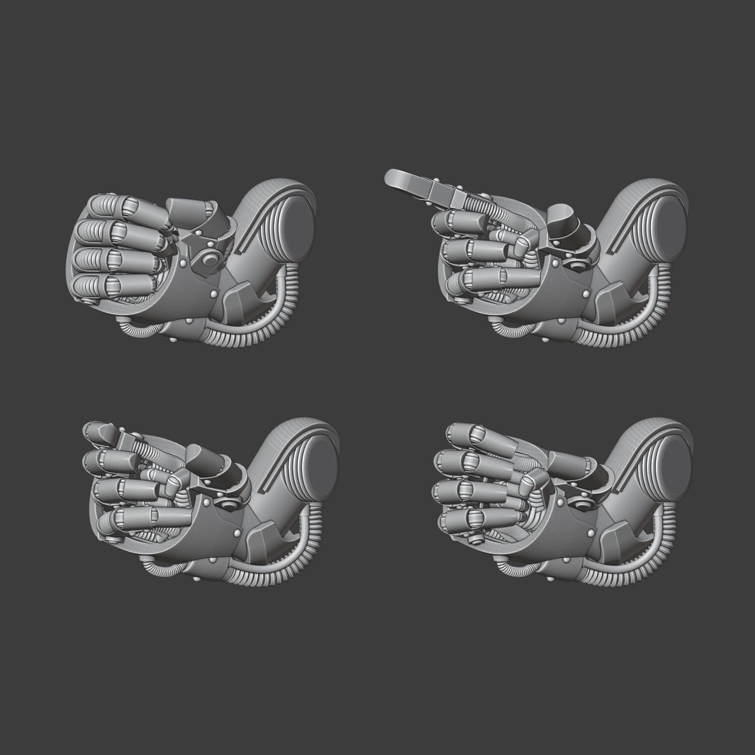Gen 6 - Power Fist Arms "Tyrant Type"