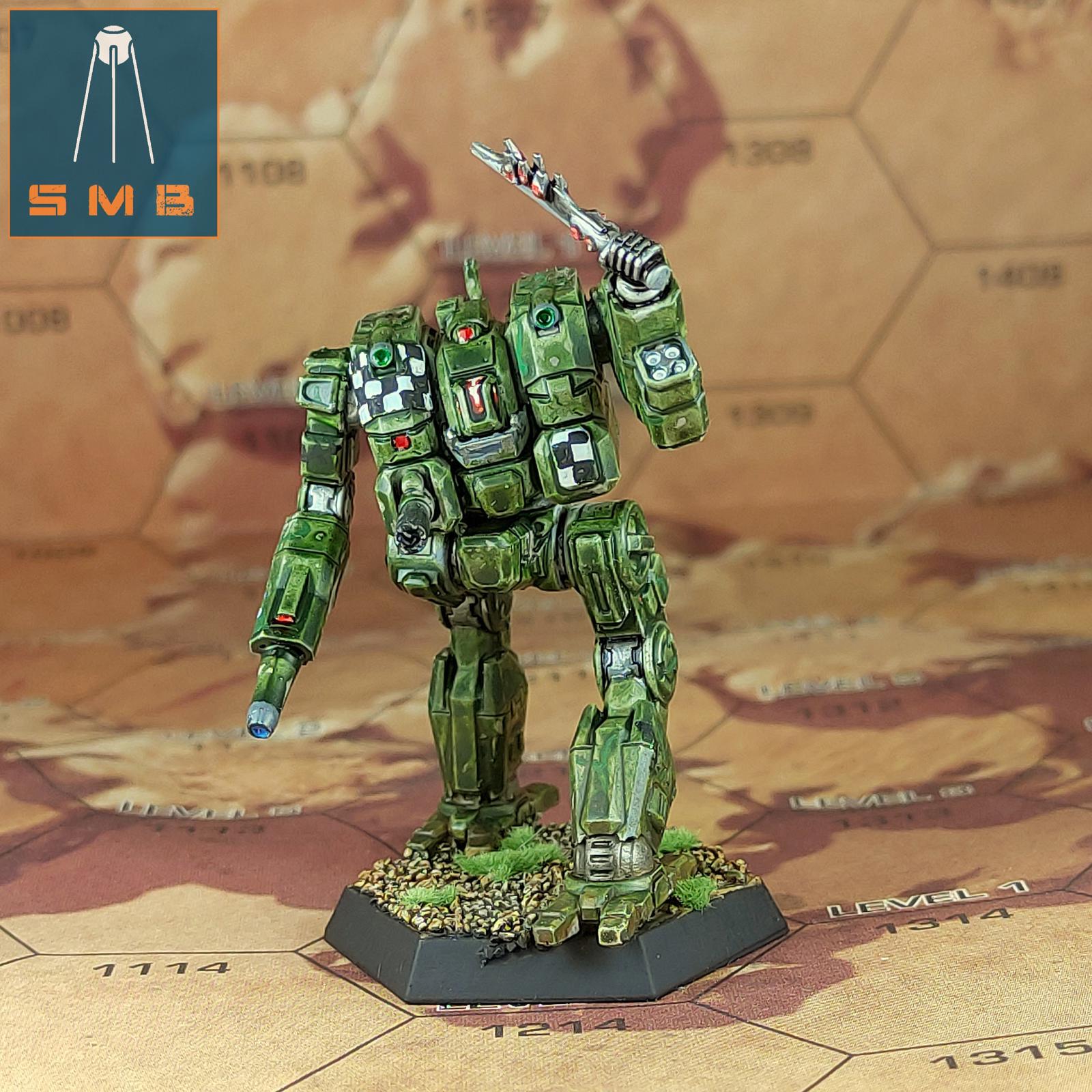 Cataphract - SirMortimerBombito Sculpt | American Mecha | Compatible with BT and other 6mm Tabletop Wargames