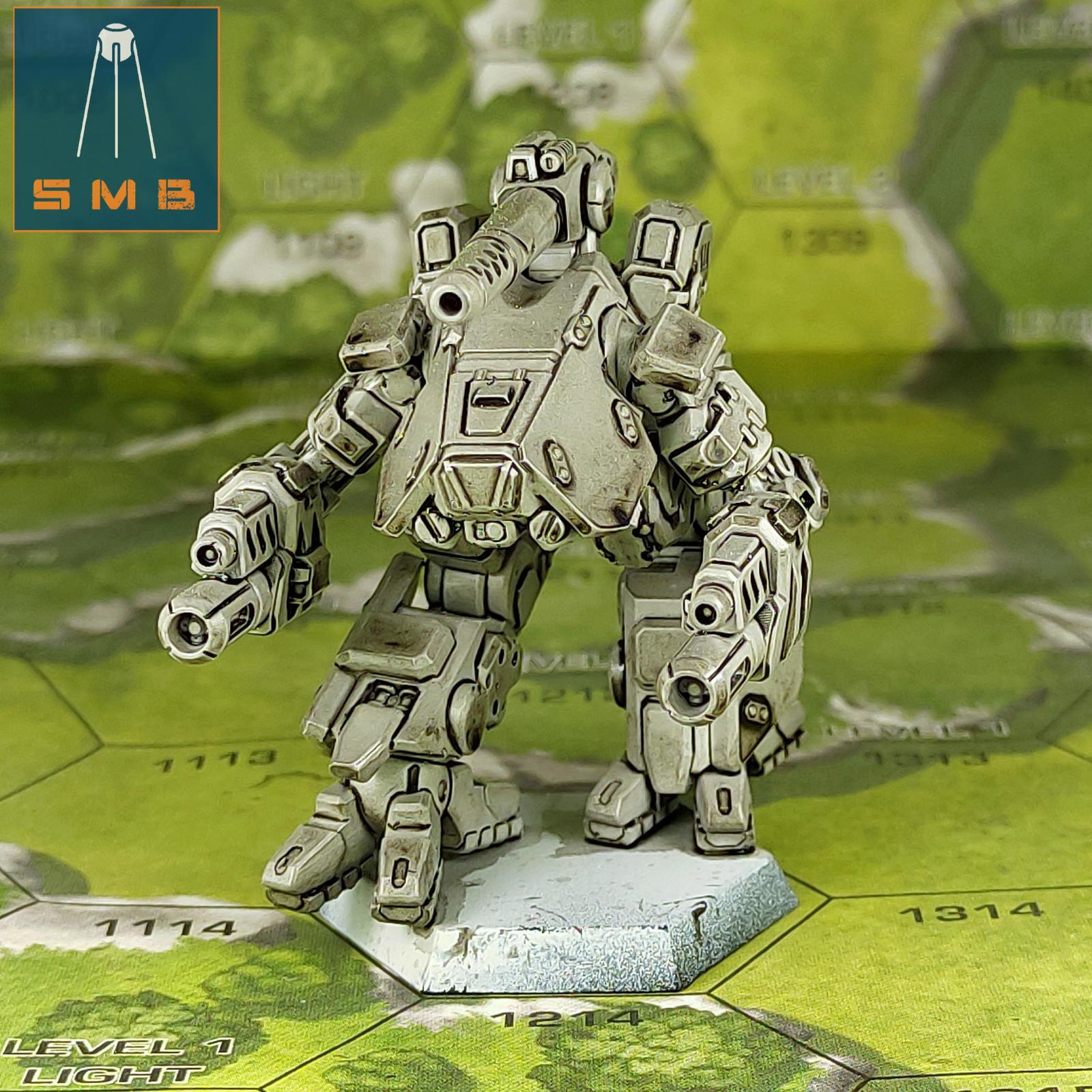 Marauder II | Sir Mortimer Bombito | American Mecha | Compatible with BT and other 6mm Tabletop Wargames