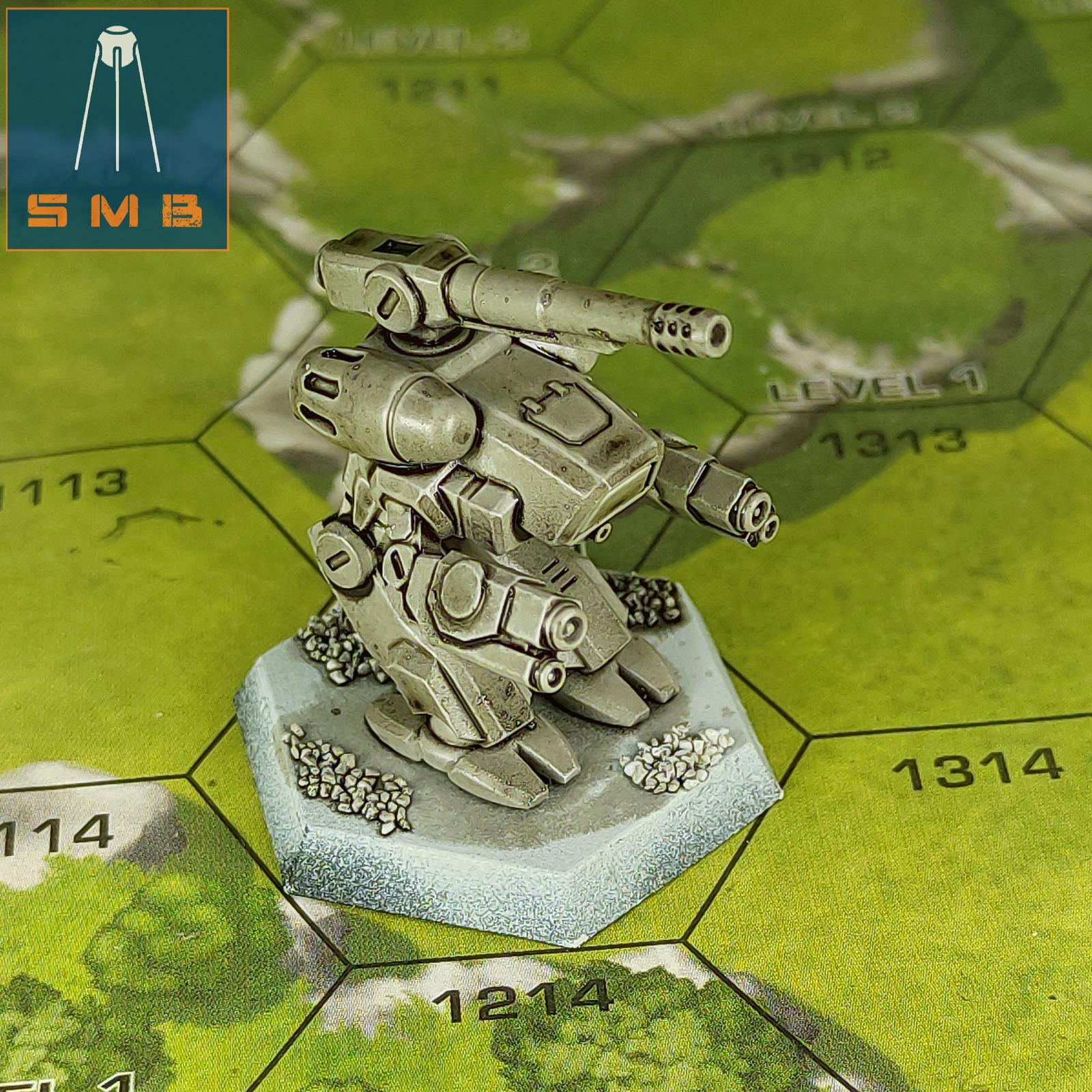 Marauder "Chibi" | Sir Mortimer Bombito | American Mecha | Compatible with BT and other 6mm Tabletop Wargames